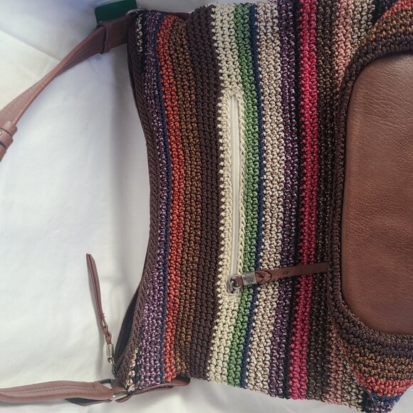 The Sak Sequoia Hand-Crocheted Lined Medium Shoulder Bag - Picture 2 of 8